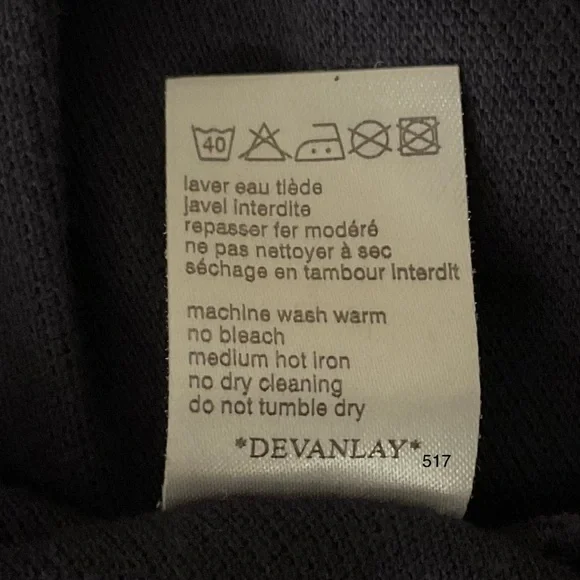 Lacoste Men's Navy Blue Polo Shirt Size: 7 - Picture 7 of 7